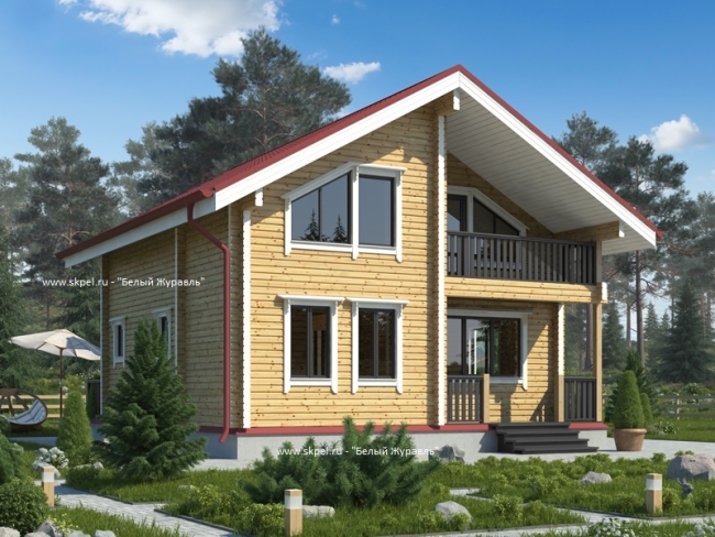 Дом из бруса 8х9 ДБ-113 Дом из бруса 8х9 ДБ-113