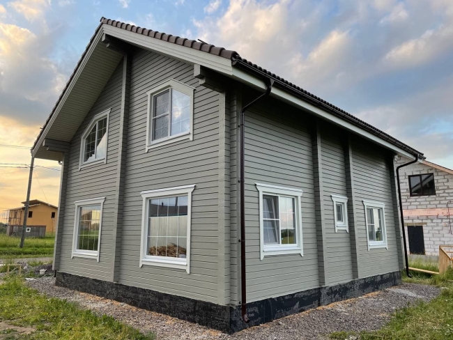 Дом из бруса в Виллози 2 Дом из бруса в Виллози 2