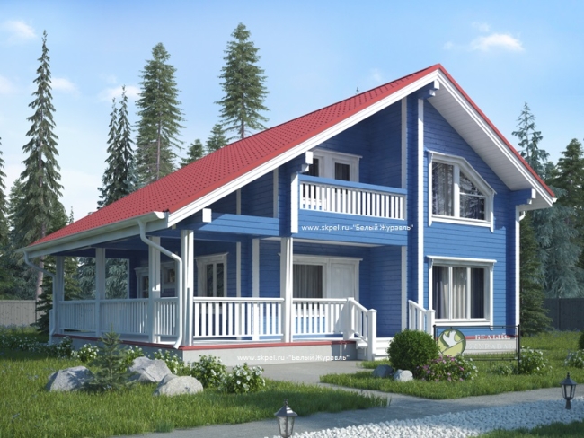 Дом из бруса 8х10 ДБ-116А Дом из бруса 8х10 ДБ-116А